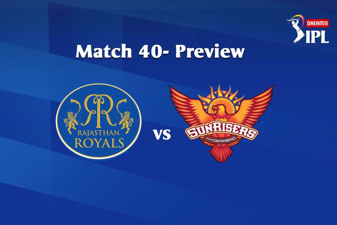 IPL 2020, Match 40: Rajasthan Royals To Face SunRisers Hyderabad