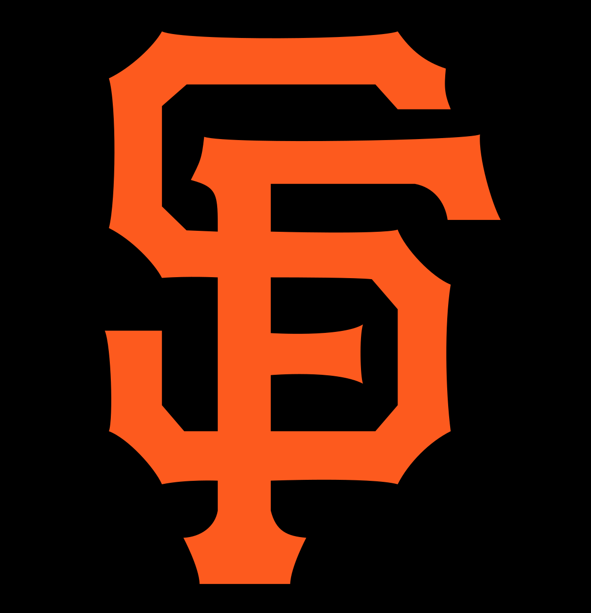 San Francisco Giants Team Logo Wood 18 Bat – Coopersburg